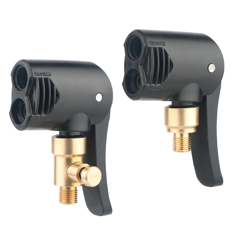 AliExpress DEEMOUNT 2 in 1 Dual Head Adapter For FV/AV Valve W/Air Hose Optional Tire Quick Inflator Motorcycle or Bike Portable Pump Connector