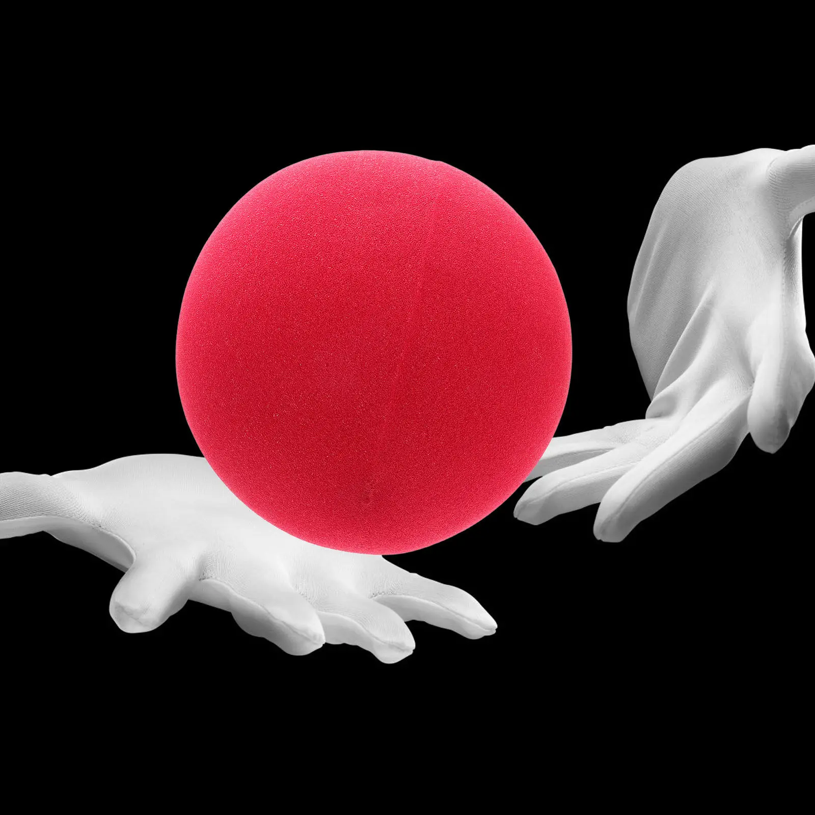 

20 Cm Red Sponge Ball Magic Extra Large 7.87 Inch Expanding Trick Prop For Magician Street Performance Comedy Show Stage Kids