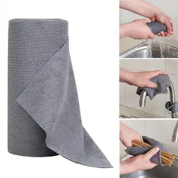 Microfiber Cloth Roll Environmentally Solution Microfiber Reusable Cloth Roll for Kitchen House Car Tear-off Washable Dust Rags