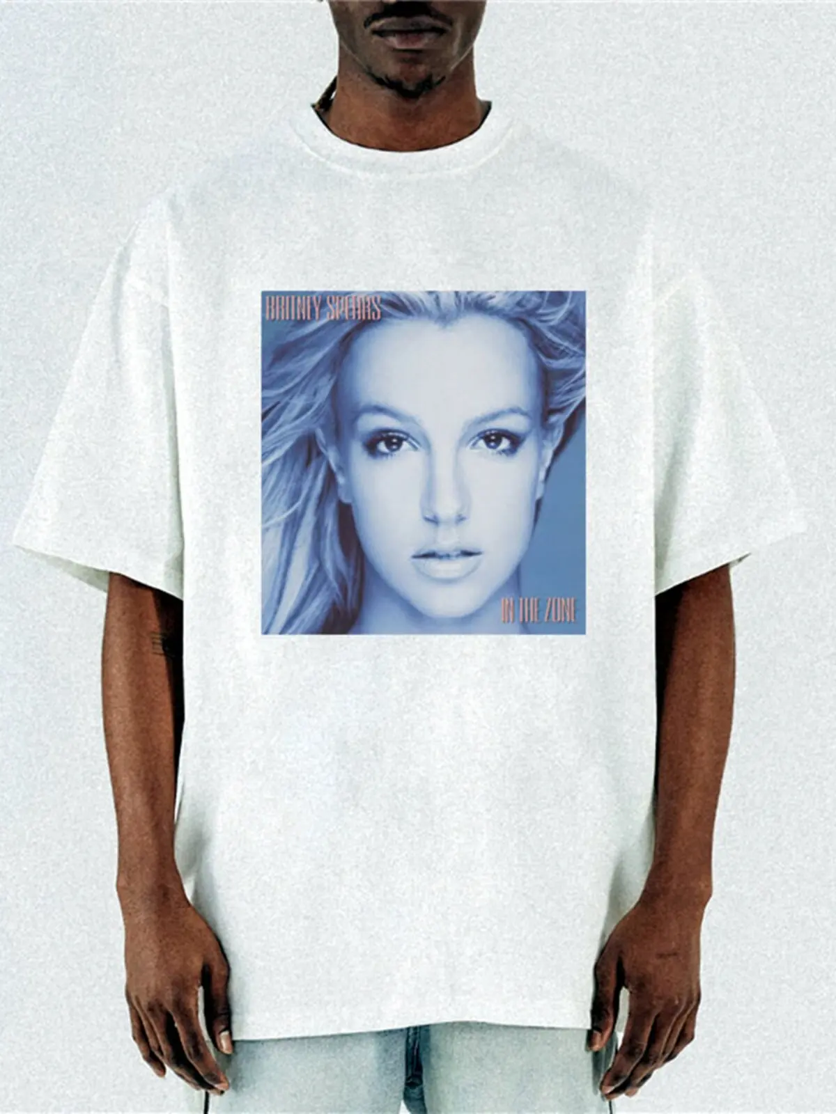 

Singer Britney Spears Printing T-shirt Cotton Loose in The Summer of 2026, The New Men's and Women's Leisure Blouse