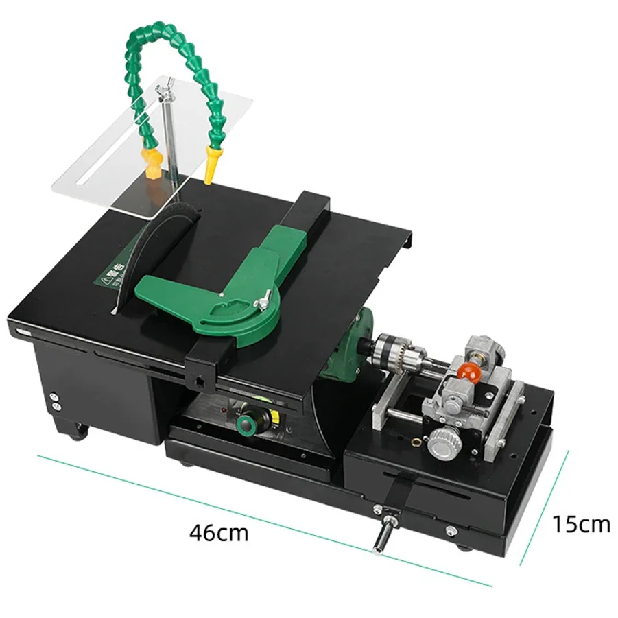 Lucidatrice a tampone da banco lucidatrice elettrica a velocità variabile per gioielli, legno, argento, ambra, metallo, giada