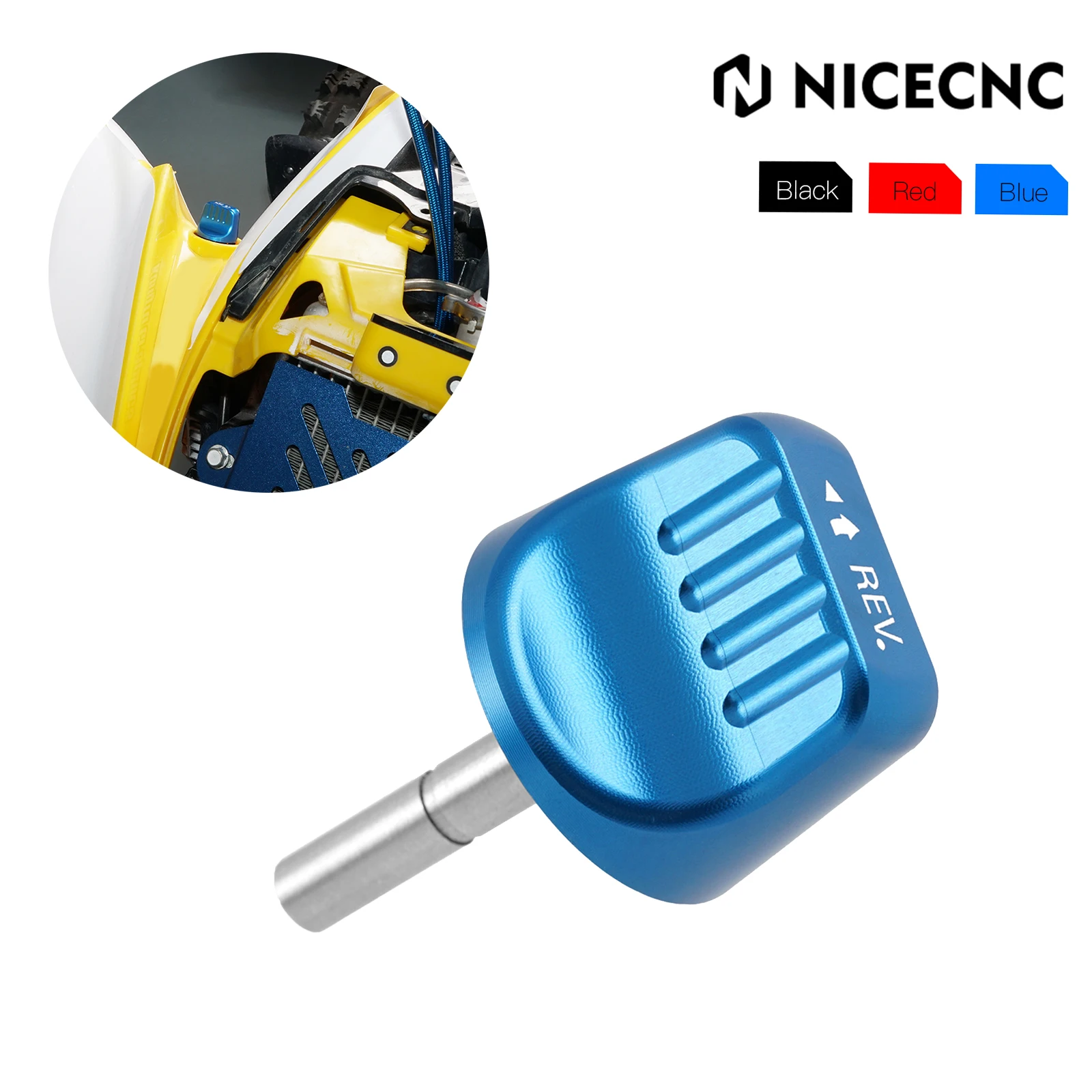 

NICECNC For Yamaha Raptor 700 ATV Reverse Switch Cable Knob Cap For Yamaha Raptor 700R 700 YFM700R YFM700 2009-2024 2019