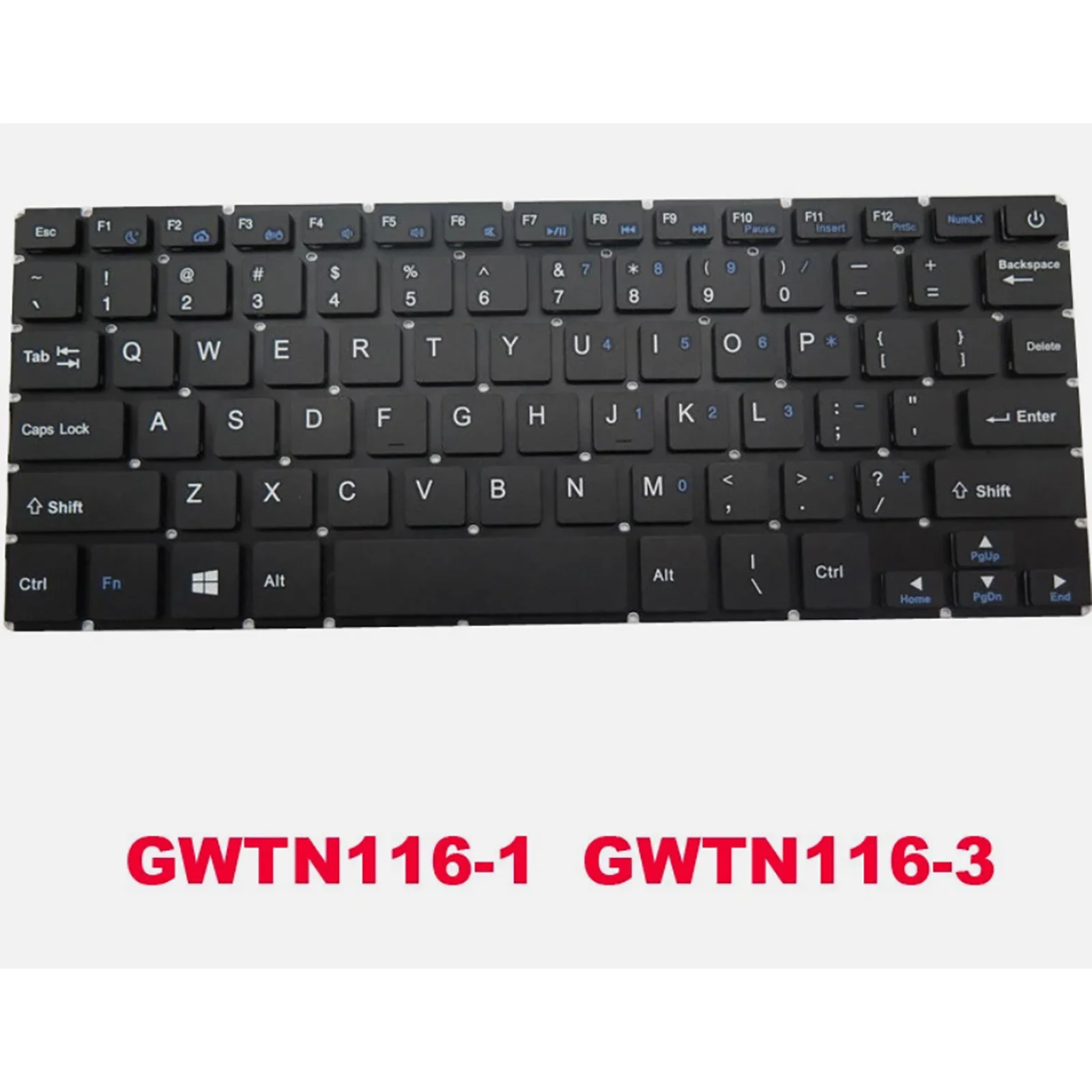 US for Keyboard Gateway GWTN116-1 GWTN116-1BL GWTN116-1PR GWTN116-3 GWTN116-3BK/BL GWTN116-3RD 11.1'