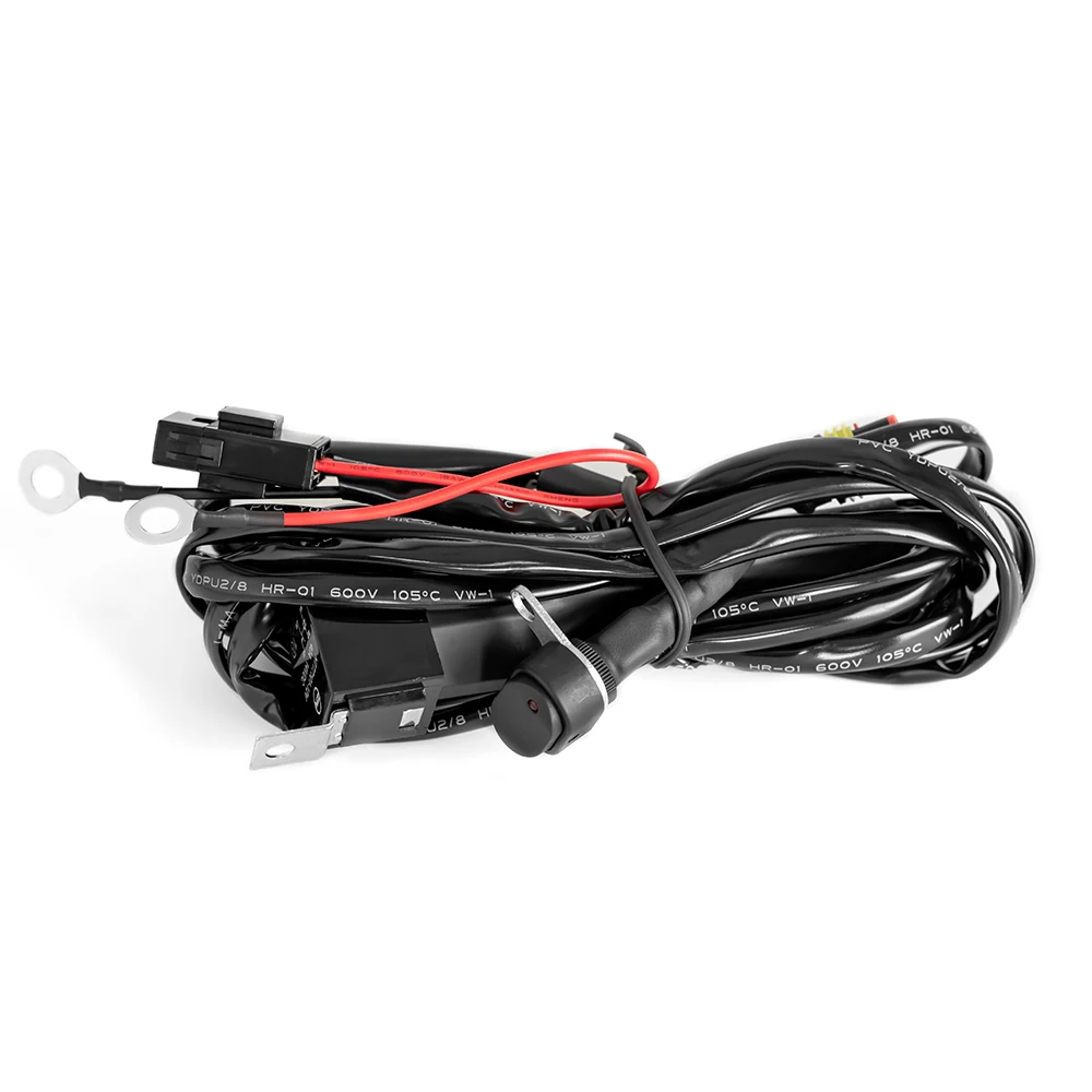 Motorcycles LED Fog Light Wiring Harness Relay Wiring with Resistor for BMW R1200 GS /ADV F800GS Motorcycle Fog Passing Light
