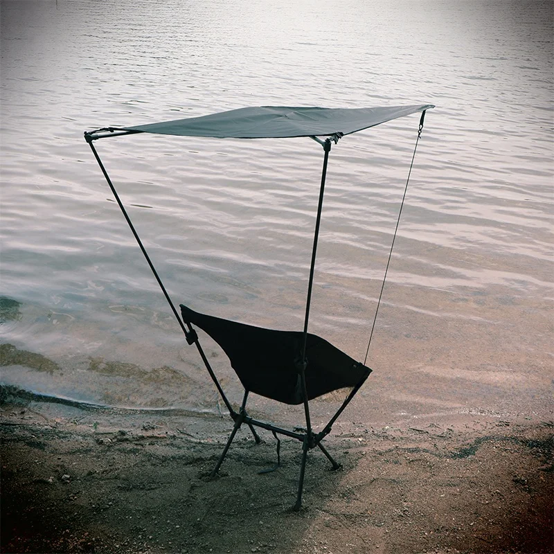 휴대용 야외 캠핑 문체어 블랙 스타일 접이식 보관 의자 낚시 피크닉 가구 경량 여행 장비 상세 이미지 3