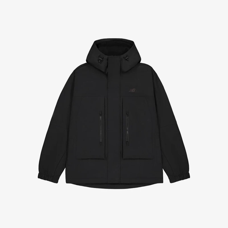

Новая оригинальная куртка New Balance NB 2025 года для мужчин и женщин, комфортная, из плюшевой ткани, AMJ51322-BK