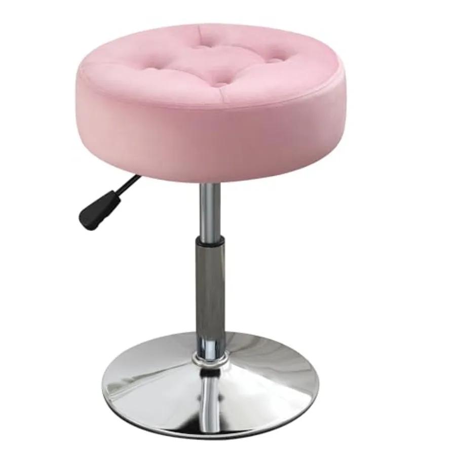 

Ottoman Swivel Vanity Stool Chair for Makeup Room Stool for Vanity Chair Height Adjustable Velvet