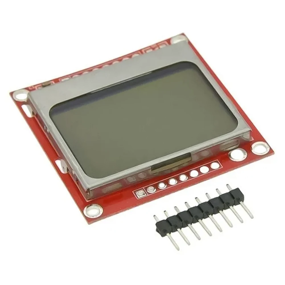 84x48 Pixel LCD Module With White Backlight Low Power PCB Screen For Nokia 5110 For Avr For Spi MCS51 For Arduino Gaming Project
