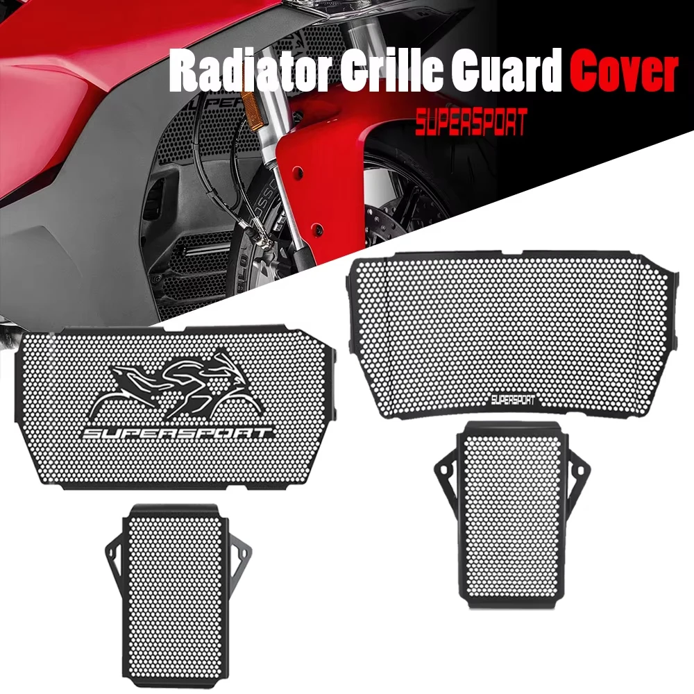 

Защитная крышка радиатора 2024 ДЛЯ DUCATI Super Sport 950/S 2021 ~ 2023 2022 SUPERSPORT 939/939S Supersport/S 2017 ~ 2021 2018