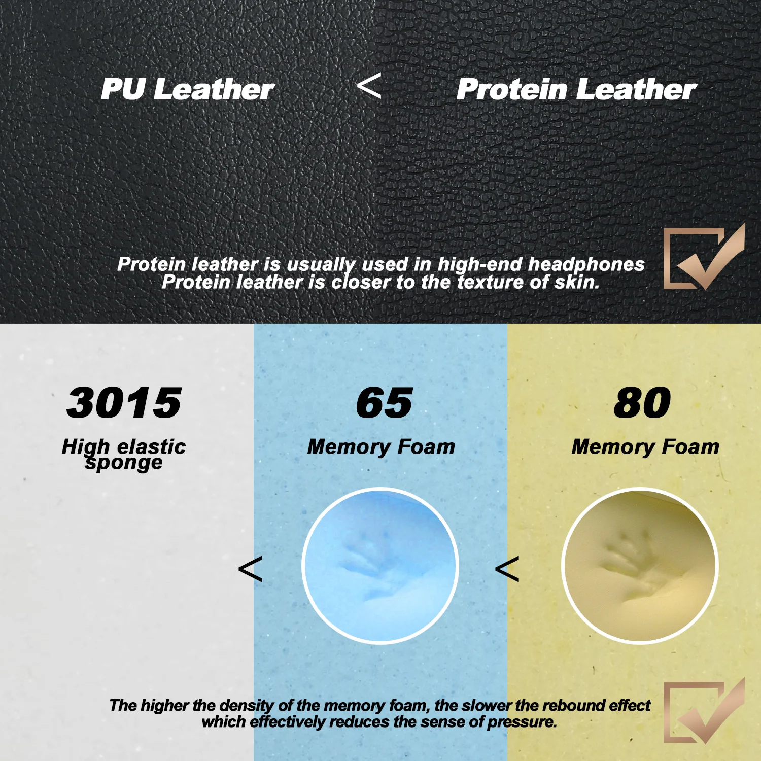 Earphone pads For ATK N9 / N9 PRO N9 ULTRA replacement Earpads headphones Earmuffs Soft cloth Memory Covers Sponge Protein