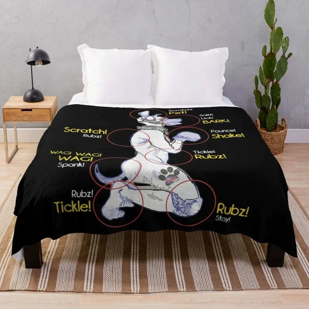 Human Puppy Play - Puppy Diagram Puppy Throw Blanket Travel Tourist Luxury St Blankets For Baby Blankets