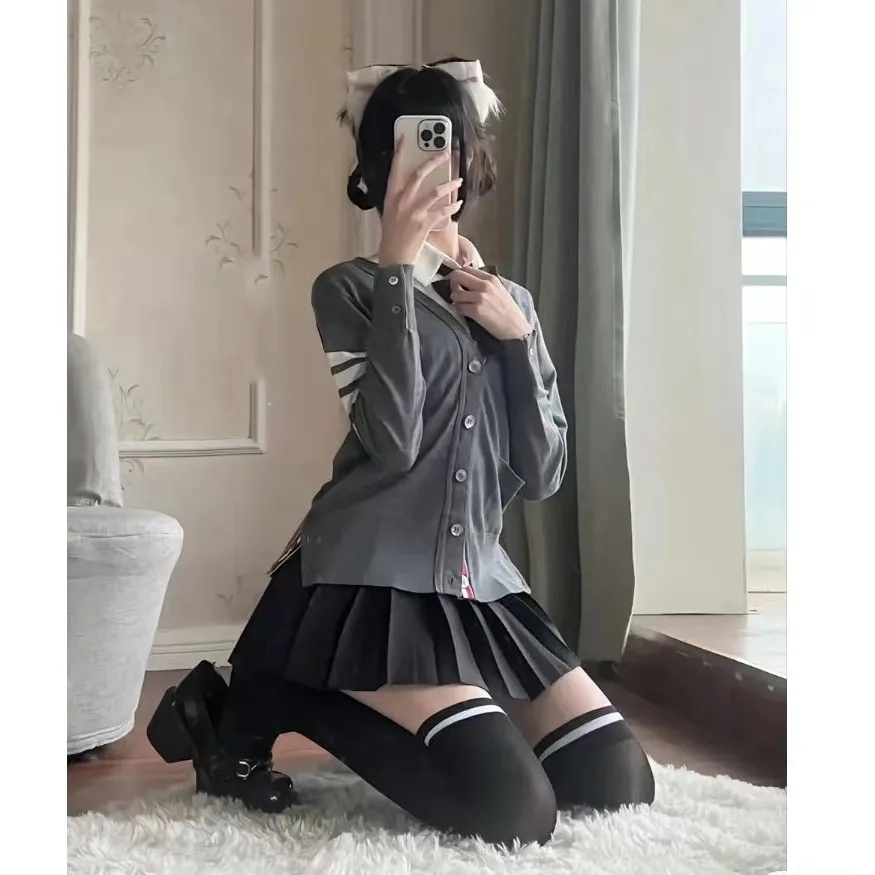 Striped Women Stockings Black White Summer Socks Transparent Elastic Thin Lingerie Stockings Female Hosiery image 3