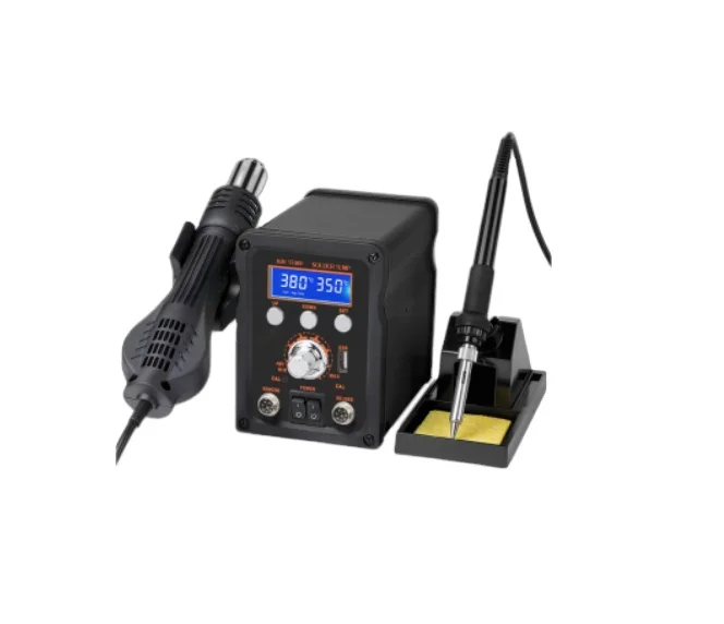 Ruoshui  8586B  2 in 1 Digital Hot Air Rework and Soldering Station Euro and UK Plug