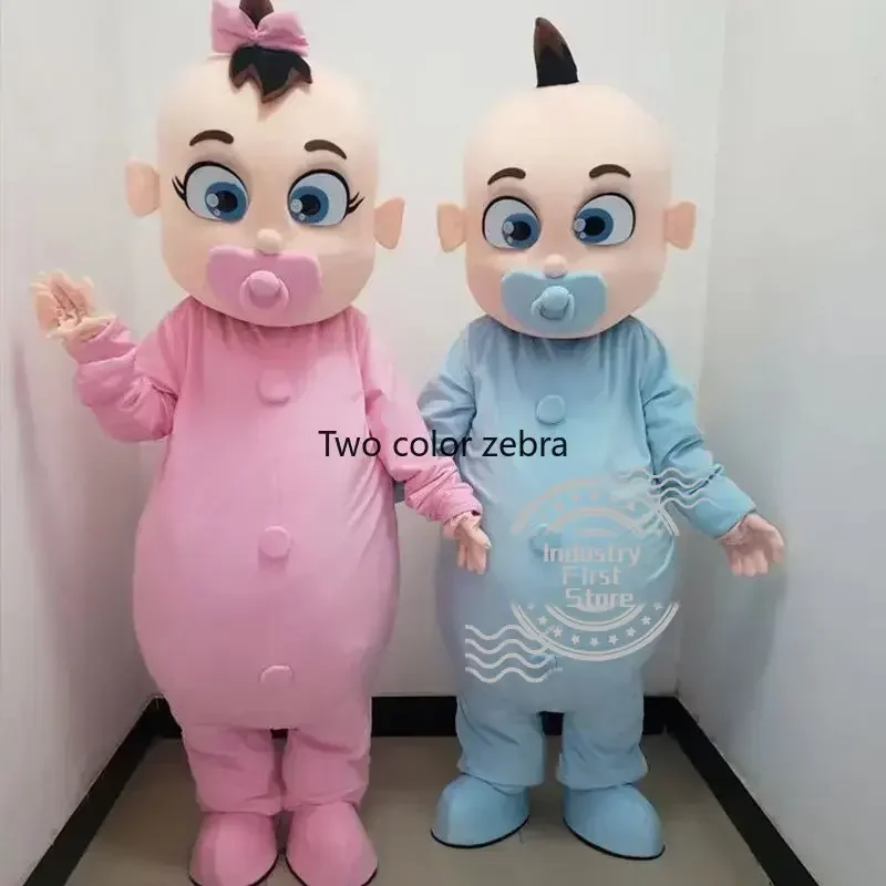 2.6m/3m Funny Adult Hot Sale Both Baby Boy and Girl Mascot Inflatable Costume Christmas Dress Halloween Mascot Costume Cosplay