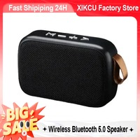 XIKCU Portable Mini Speaker Wireless Soundbar Bluetooth 5.0 Outdoor Indoor Sport HIFI Loudspeaker Support TF Card FM Radio