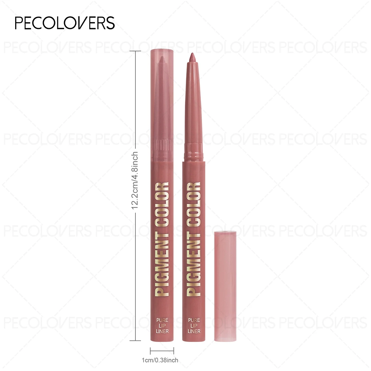 2-in-1 Matte Lip Liner & Gloss กันน้ํา ลิปสติกไม่ติด เหมาะสําหรับผู้เริ่มต้น