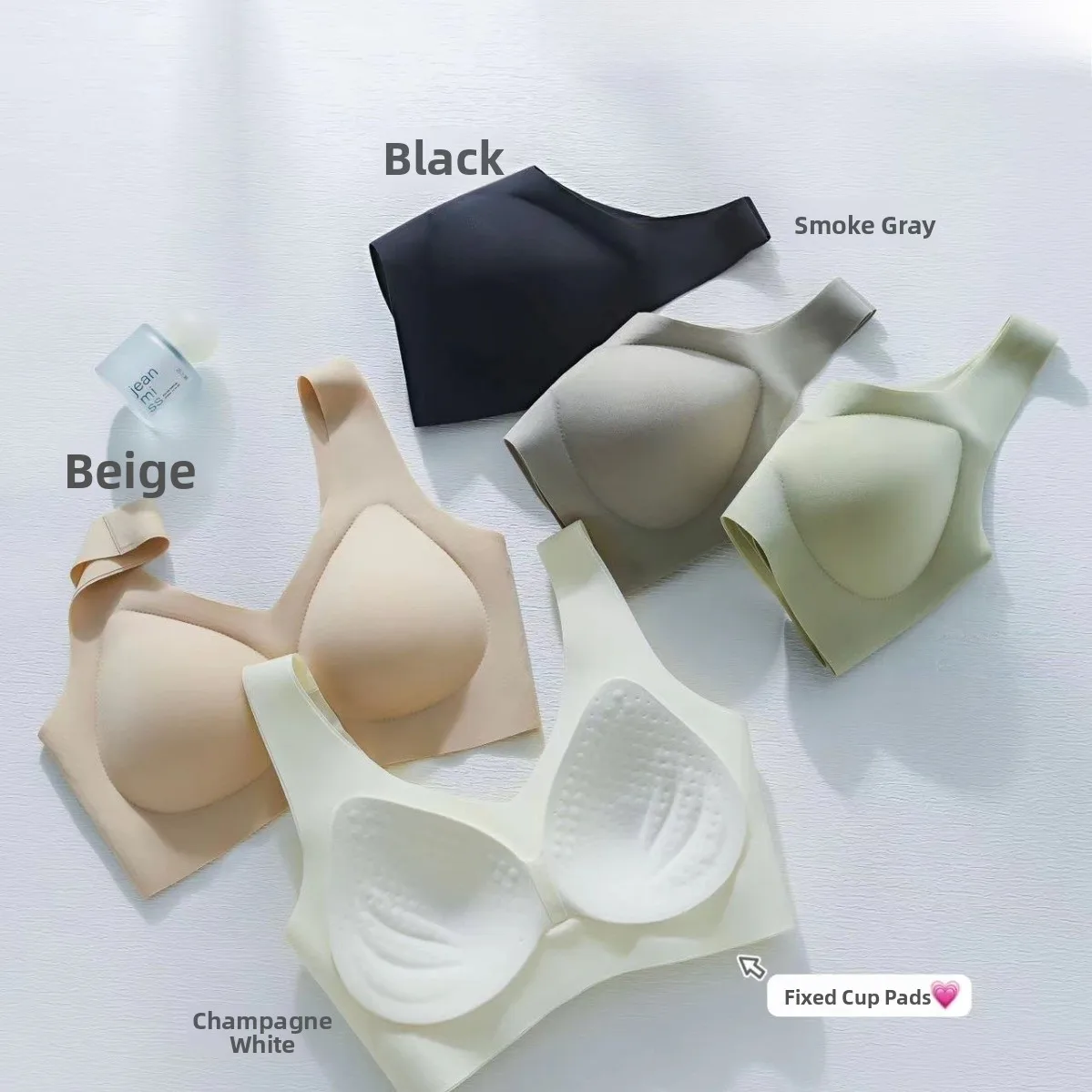 Sl Ice Silk Full Cup BH Ademend Verzameld Anti-Verzakking Draadvrij Ondergoed Comfortabele damesvestband Brtte