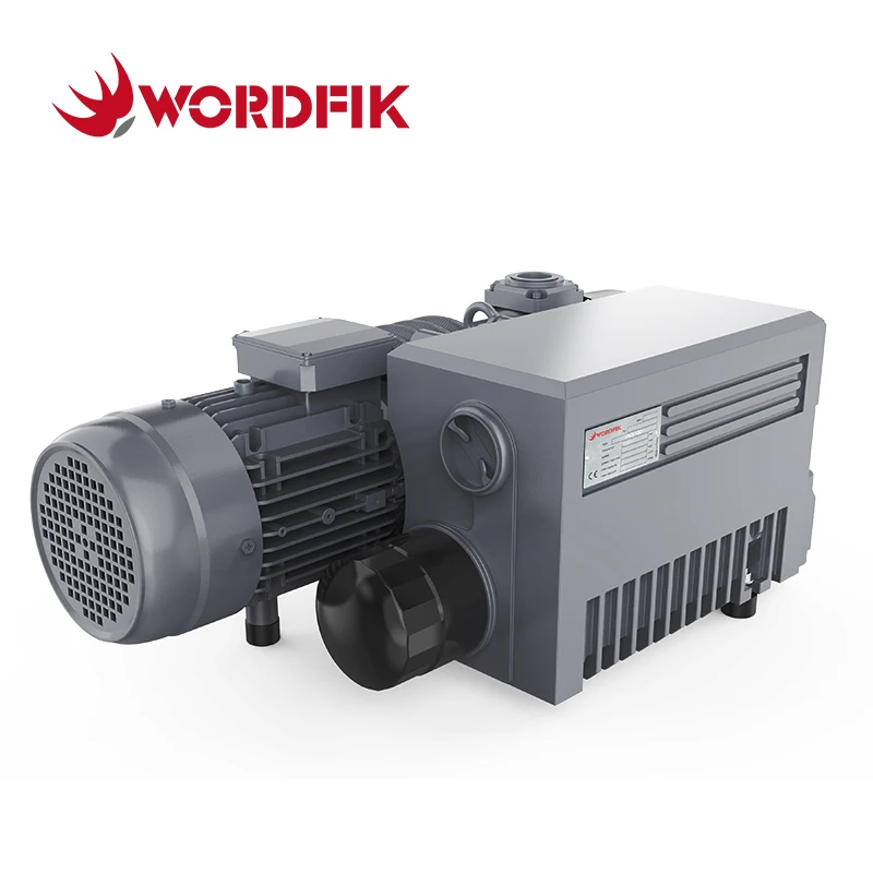 

Vacuum Packaging Machine Oil Rotary Vane Vacuum Pump Low Noise High Vacuum 0.5mbar 100-120m³/h Wordfik PVX100D