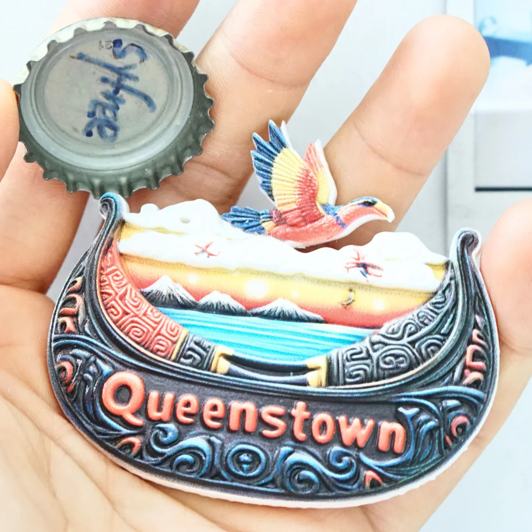 مغناطيس الثلاجة النيوزيلندية، مغناطيس الثلاجة كوينستاون، مغناطيس ديكور، ديكور المنزل، تذكار السفر
