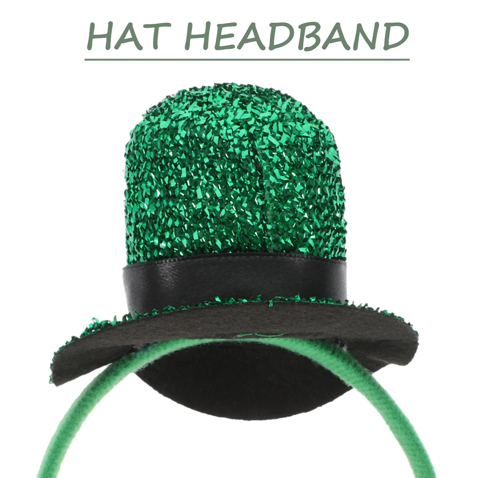 

Повязка на голову ко Дню Святого Патрика, шляпа-трилистник, обруч для волос, заколка для волос, прочная фестивальная вечеринка, реквизит для фотосессии, повязка на голову на день Святого Патрика