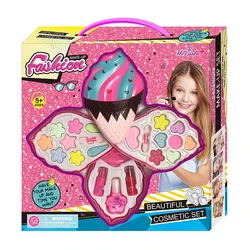 Girl Ice Cream Cosmetics Princess Cosmetics Box Ice Cream Box Lipstick Children's Toys Children's Games Baby Cosmetics Set