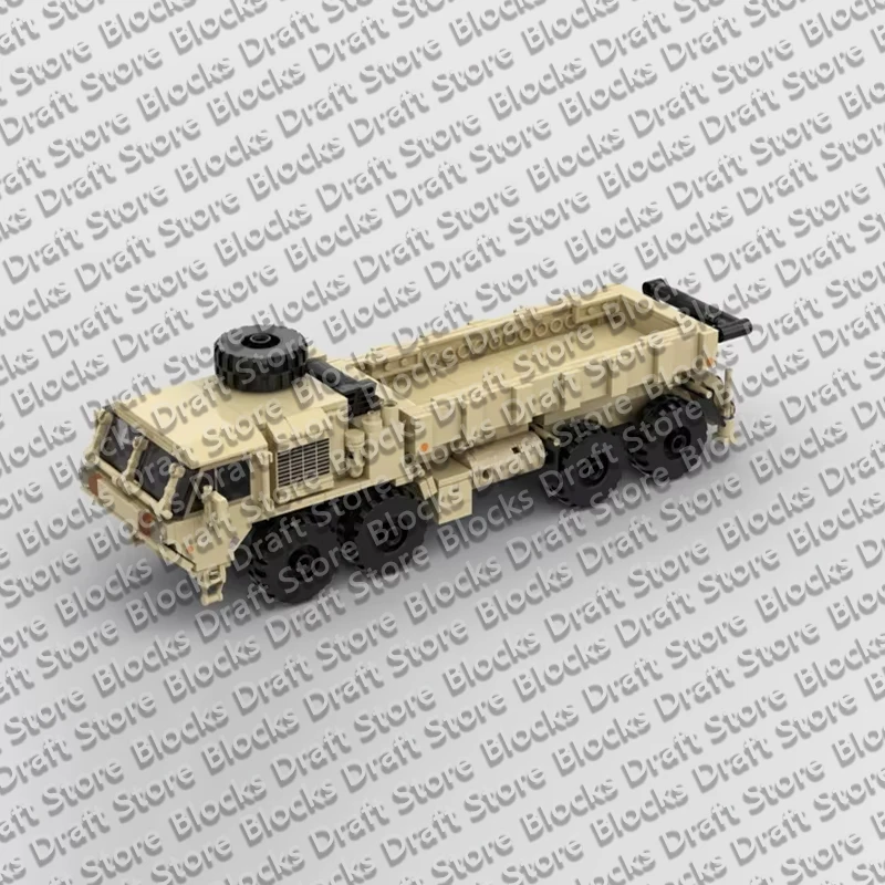 Military Transport Truck Model MOC Building Bricks War Equipment Modular Technology Gifts Holiday Assemble Toys Display QWERT