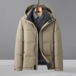 Piumino invernale nuovo abbigliamento firmato piumino corto da uomo di lusso piumino d'anatra di lusso leggero giacca riscaldante calda Casual