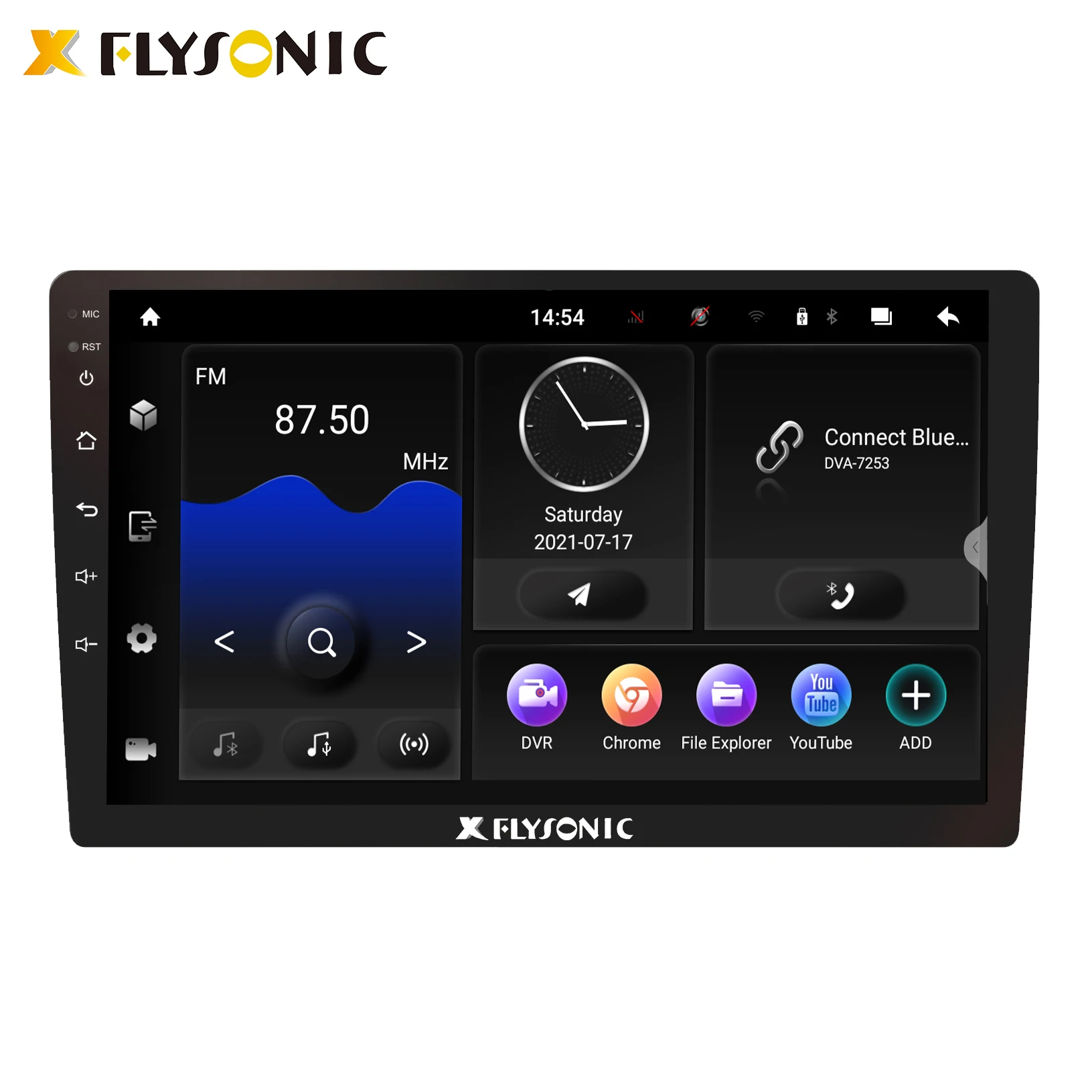 2026 Flysonic FM 2.5D Multimedia 2+32G Sprinter Winca Car Dvd Player