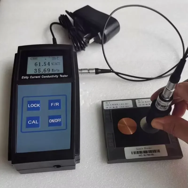 for NDT Test Equipment Eddy Current Copper Conductivity Meter Digital Conductivity Tester