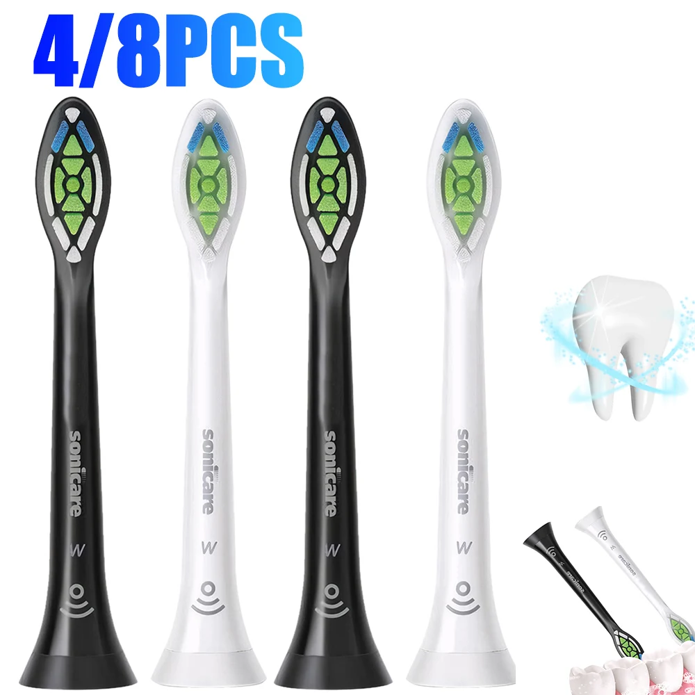 4/8pcs Electric Toothbrush Replacement Toothbrush Head For Philips HX6064 Sonicare W2 Electric Toothbrush Head Brush Heads