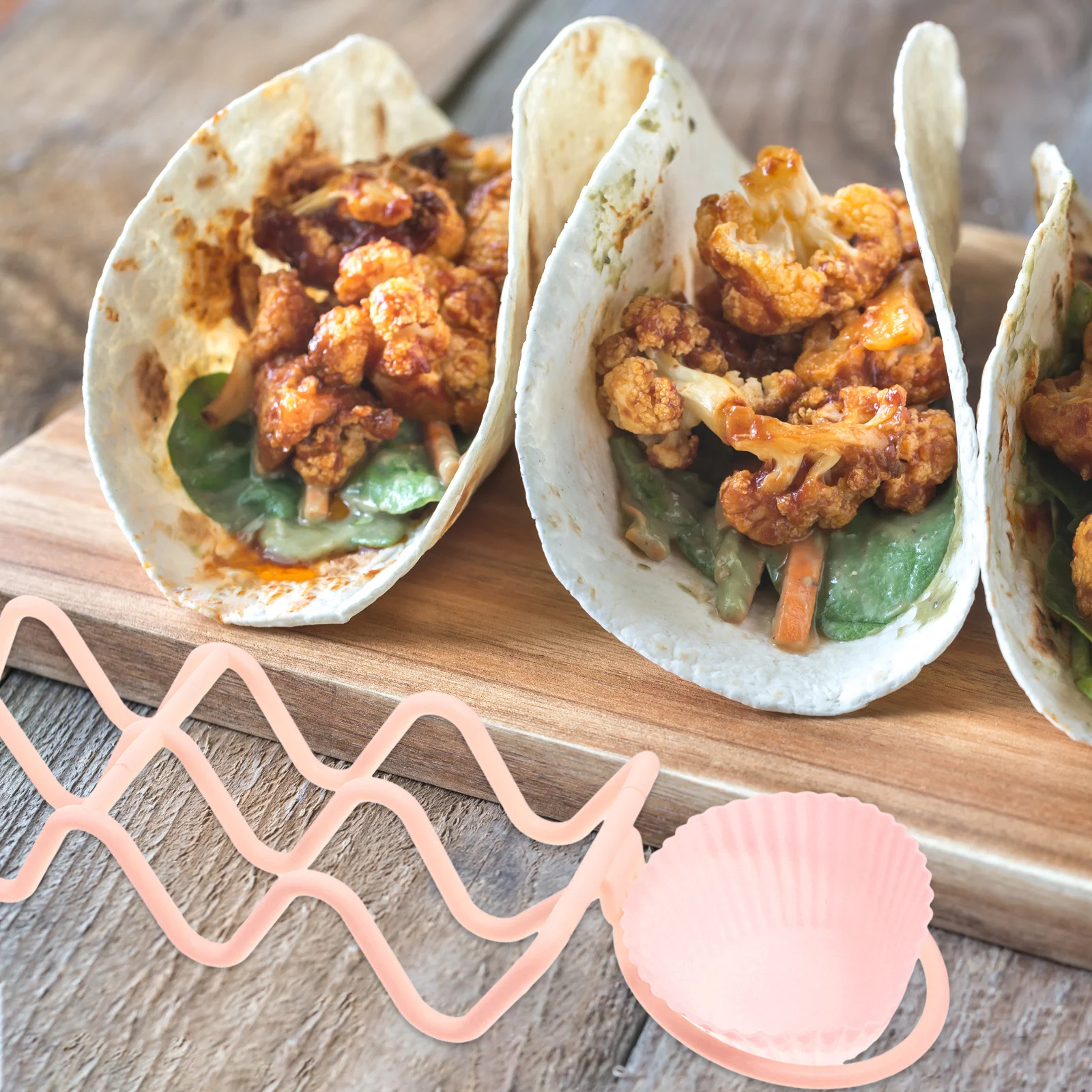 

Plastic Detachable Taco Holder 4 Slot Rack Organizer Taco Burrito for Kitchen Party Mexican Kitchen Accessories