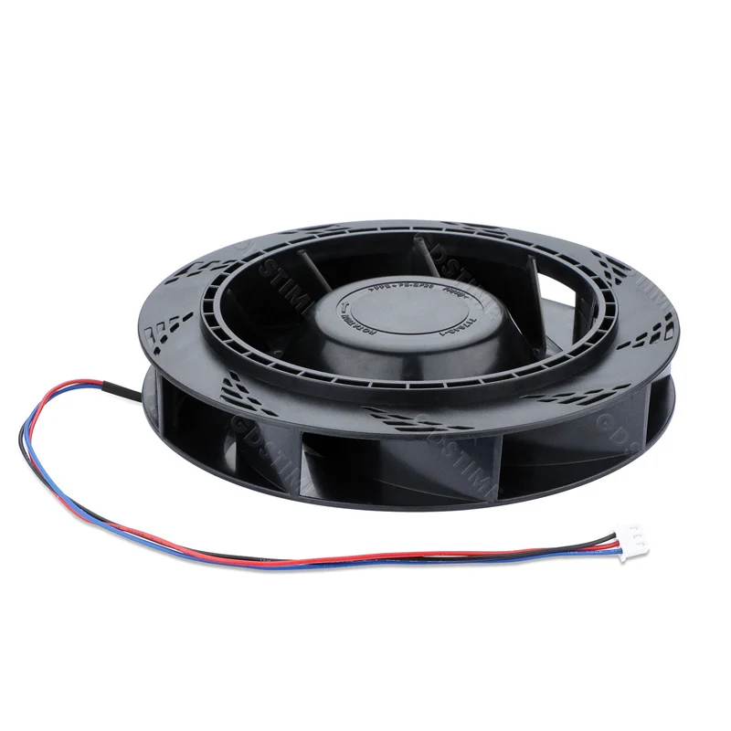 Gdstime 150MM Fan DC 12V 150MM*35MM Centrifugal Turbo Cooler Fan 15035 Large Air Round Fan 15CM Dual Ball 3PIN PWM Pipe Blower image 4