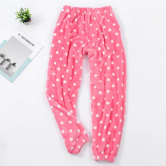 New Winter Flannel mens sleep bottoms thicken warm sweatpants mens pajamas pants comfort Slacks pijamas couple casual trousers