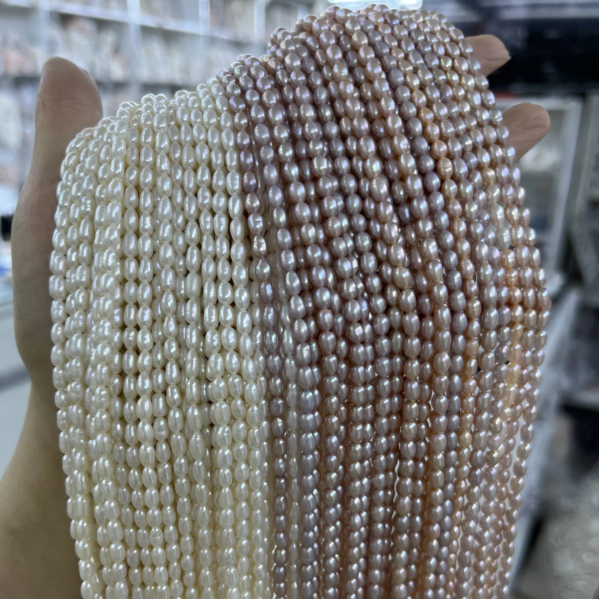 

AAA 3-4mm High-quality Natural Freshwater Pearls Exquisite Small Pearls Beads for Jewelry Making DIY Necklace Bracelet Accessory