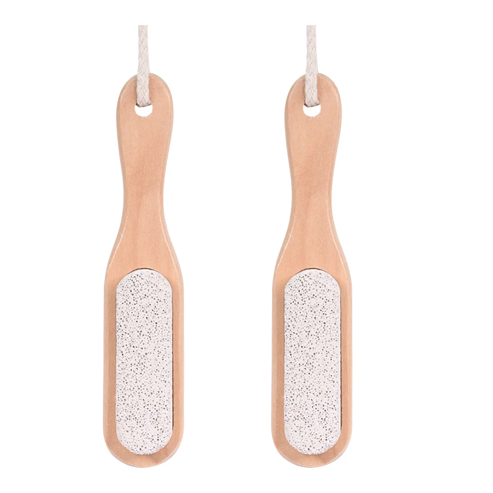 2개입 스파 네일 스크러버 브러시, 부석 세척 매니큐어 페디큐어 트리트먼트, 광택 전 잔여물 제거, 컴팩트 여행용