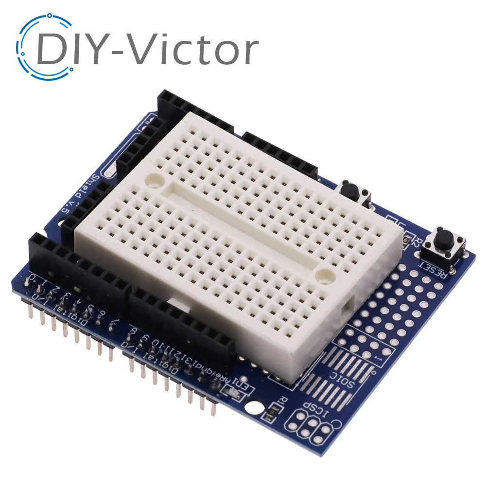 UNO Proto Shield prototype expansion board with SYB-170 mini bread board based For ARDUINO UNO ProtoShield