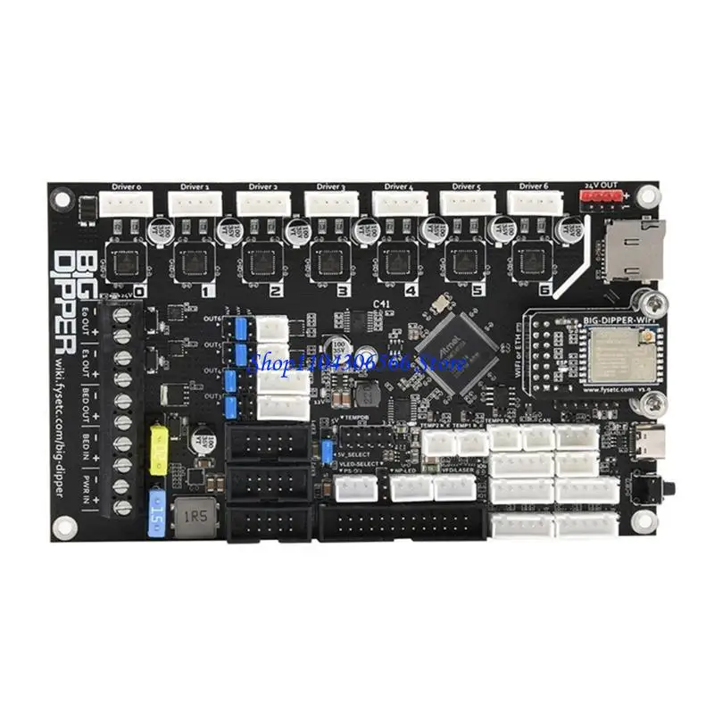 

02DD Large Dipper Board 3 Mini 5+ WiFi 3D Printer Control Board Upgrade Motherboard for Voron BLV Machine