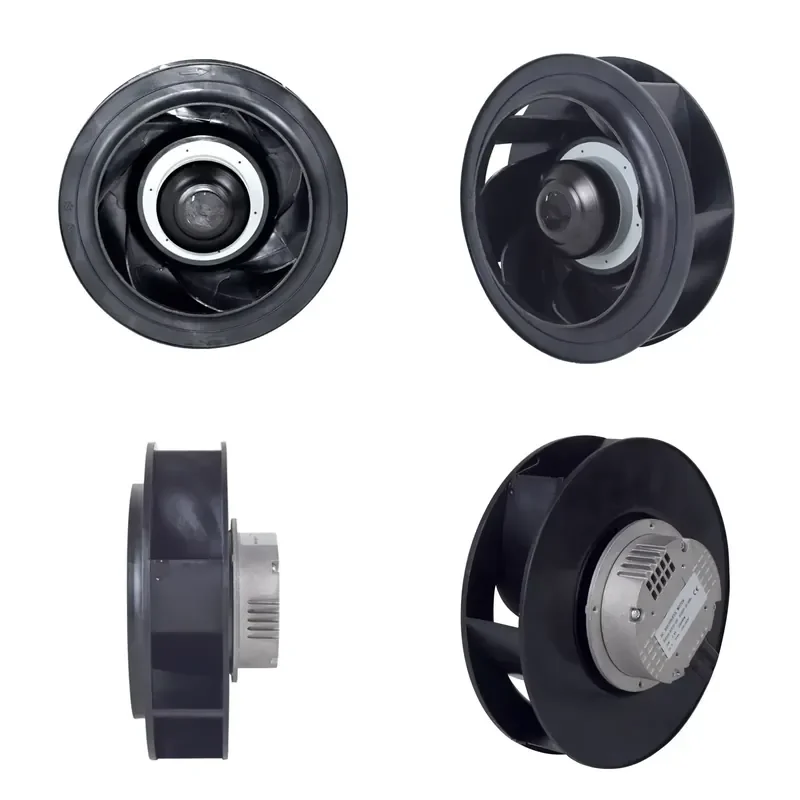 Strong Wind Force Stable Operation Outer Rotor Mute High air Volume Heat Dissipation Exhaust EC Rear Tilt Impeller