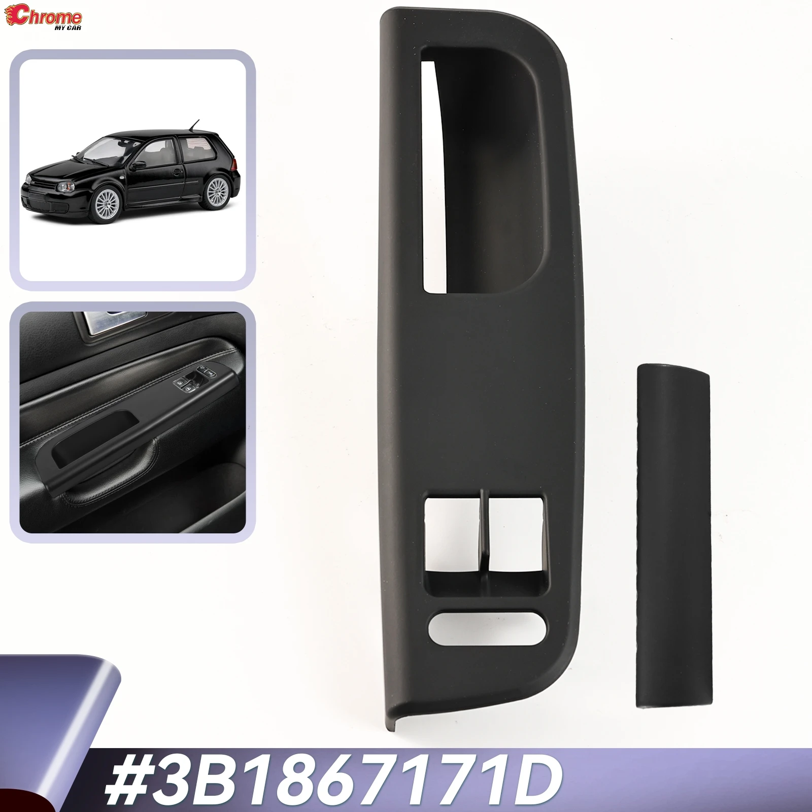 

Master Window Switch Control Panel Trim Bezel Handle 3B1867171D For VW Passat Golf MK4 Bora For Skoda Octavia 2 Door 1J3959857A