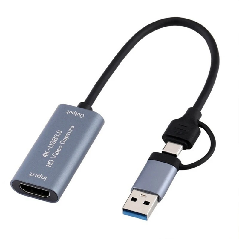 Video Card USB+Type C to HDTV USB Video Device Convert Digital