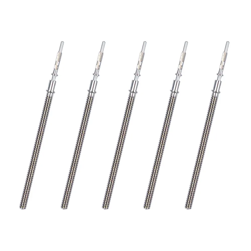 2 قطعة/5 قطعة/10 قطعة ساعة يد تعمل بالحركة الصلب الجذعية تاج عدة ساعة أجزاء ل Seiko VK63 VK64 VK67 VK68 VK61 حركة الساعات الجذعية الغيار #5