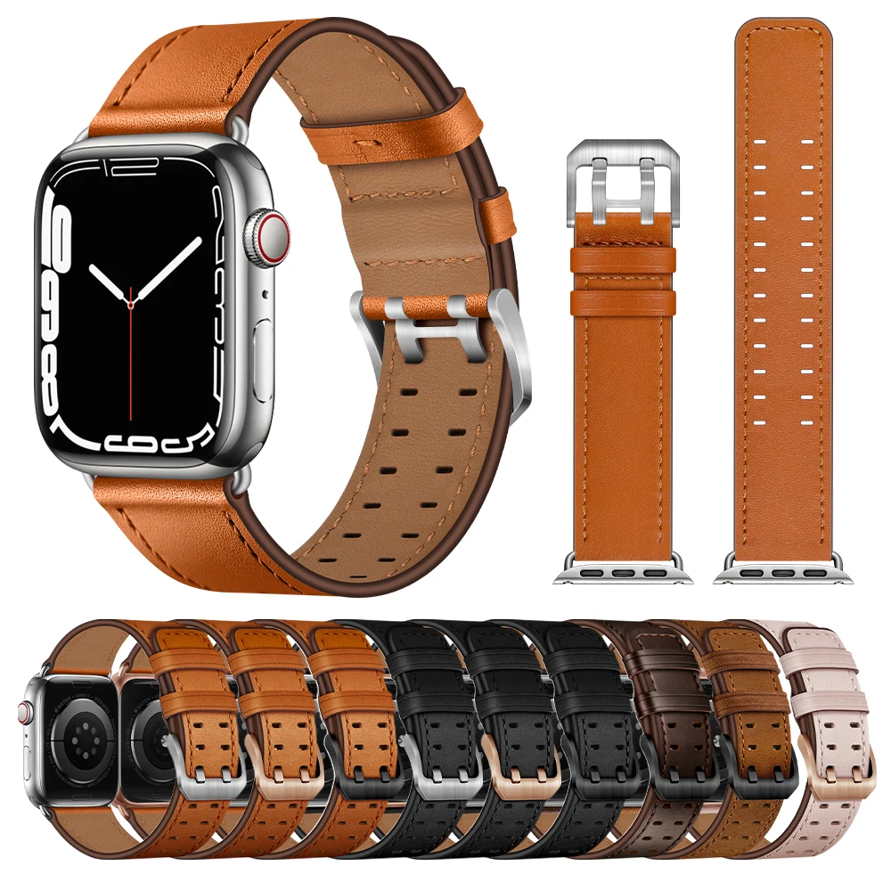 Premium watch Strap For Apple watch Ultra 49mm 9 8 7 45mm 41mm Smart Watch Business Wristband For iwatch 6 5 4 SE 44mm 40mm 42mm