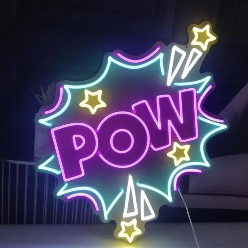 Haai Custom Neon Led Neon Bord Ontwerp Feest Evenement Decoratie Bedrijfslogo Bar Neon Borden Diy Anime Individuele Naam Neon Borden