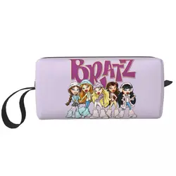 Custom Sexy Bratz Rock Angelz Cosmetic Bag Women Big Capacity Cartoon Manga Anime Makeup Case Beauty Storage borse da toilette