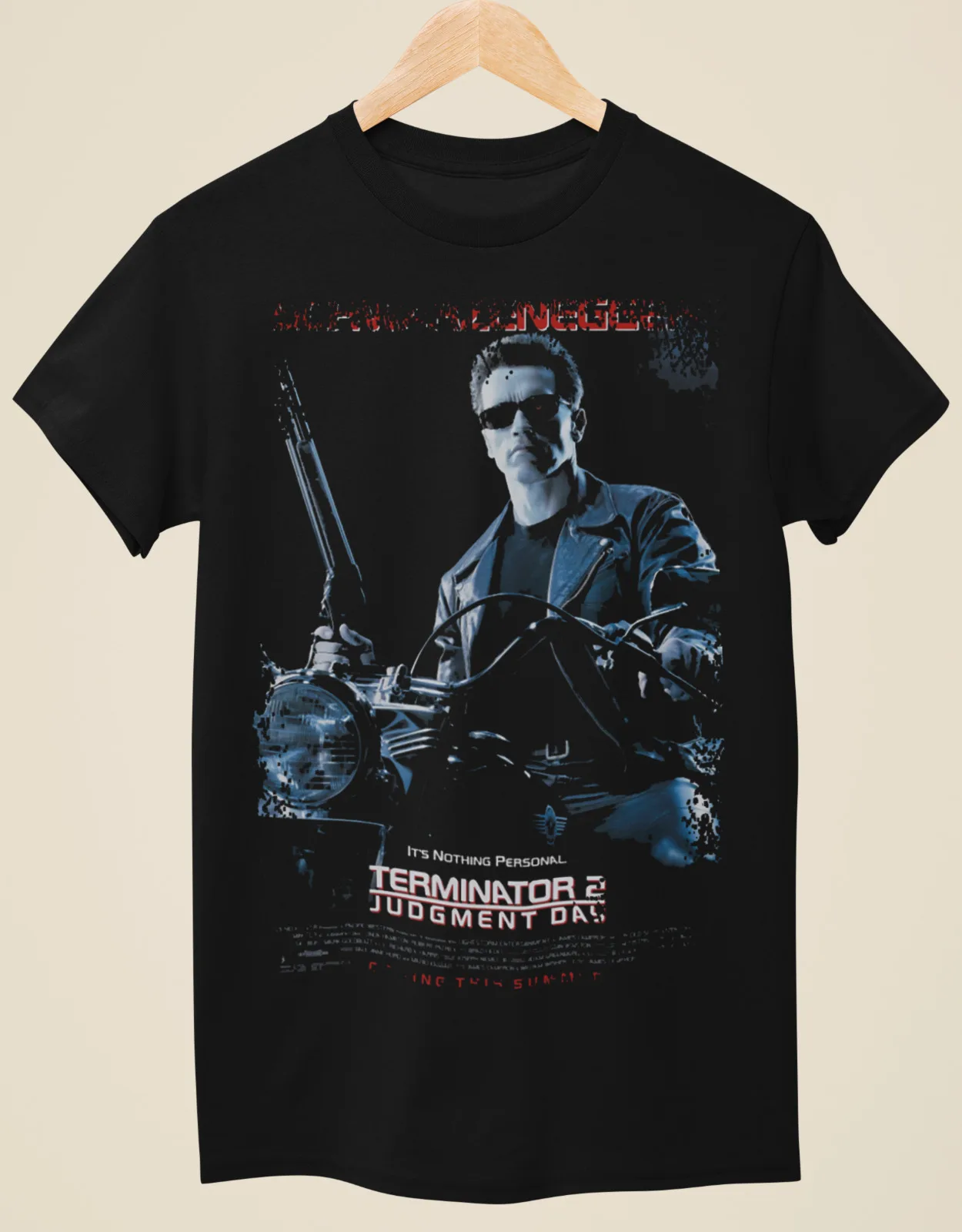 Terminator 2: Judgement Day - Movie Poster Inspired Unisex Black T-Shirt