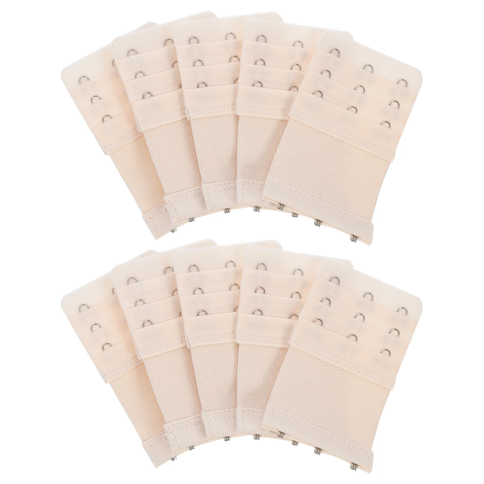 10 pièces d'extension de soutien-gorge pour femmes, boucles d'extension élastiques pour le dos, sangles de soutien-gorge réglables, crochet confortable, accessoires de lingerie