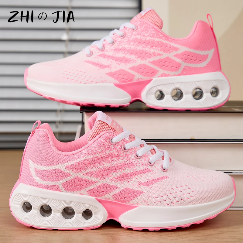 

Women's Fashion Breathable Lightweight Running Shoes Summer Mesh Sports Shoes Comfortable Air Cushioned Footwear 36-42