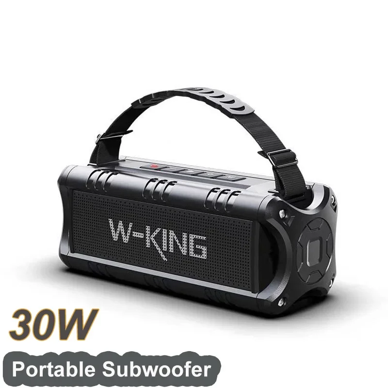 Portable Camping Boombox Wireless Bluetooth Speaker 30W Powerful Outdoor  Stereo Surround Supporting USB Drive TF Cards D8mini