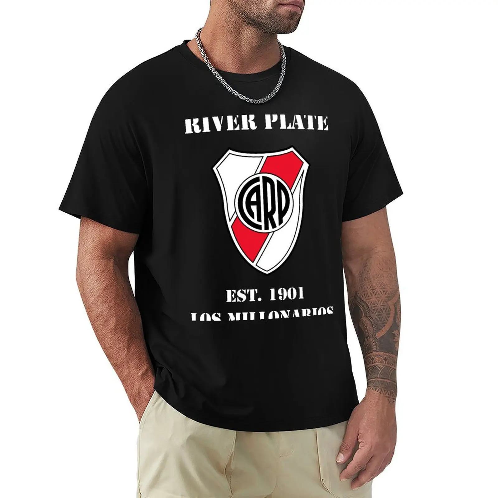 RIVER PLATE FC T-Shirt anime t shirts sweat boys animal print graphics shirts men graphic