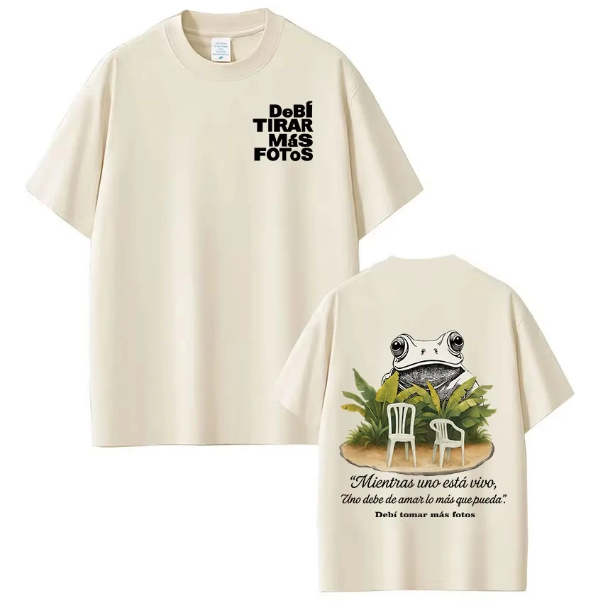 Bad Bunny T-Shirt Men Women Vintage Hip Hop Streetwear Oversized Unisex T Shirt Streetwear Print T-shirts for Men Women Fashion